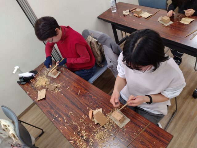 手仕事ワークショップ「黒竹のはしづくり」を開催しました